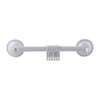 Adjustable Hook Rack Double Suction Cup