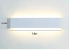 Aluminum Sconce LED Wall Lamp Bathroom Living Room Wall Mounted Light