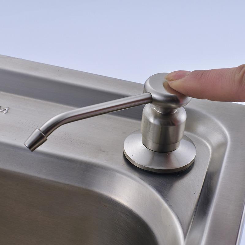 Aluminum Sink Concealed Liquid Soap Dispenser – Index Bath