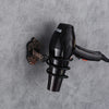 Antique Aluminum Hair Dryer Holder Nail-Free Wall Mount Bath Organizer