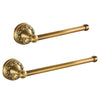 Antique Brass 2pc Bathroom Accessories Set Bronze Dispenser Towel Rod