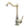 Antique Brass Basin Faucet Single Handle Water Mixer Basin Sink Faucet