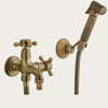Antique Brass Bidet Sprayer High Pressure Handheld Toilet Bidet Shower