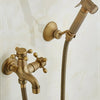 Antique Brass Bidet Sprayer High Pressure Handheld Toilet Bidet Shower