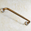 Antique Brass Brushed Bathroom Accessories Set Towel Bar Paper Holder