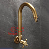 Antique Brass Rotatable Bibcock Washing Machine Tap Kitchen Faucet