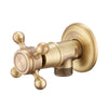 Antique Brass Triangle Valve Bathroom Water Control Brass Angle Valve