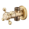 Antique Brass Triangle Valve Bathroom Water Control Brass Angle Valve