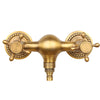 Antique Brass Washing Machine Faucet Double Handle Hot Cold Mixer Tap