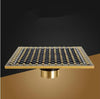 Antique Brushed Floor Drain Bathroom Kitchen Shower Square Floor Drain