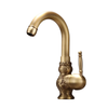 Antique Carved Bathroom Faucet Brass Basin Faucet Mixer Water Tap