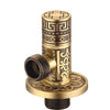 Antique Carved Toilet Valve Brass Indoor Outdoor Garden Taps Valve