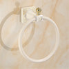 Antique Carved Wall Mounted Towel Rack Aluminum Bathroom Towel Holder