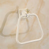 Antique Carved Wall Mounted Towel Rack Aluminum Bathroom Towel Holder
