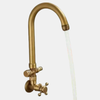 Antique Outdoor Brass Faucet Single Cold Water Courtyard Basin Tap