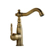Antique Retro Brass Basin Faucet Deck Mount Vanity Sink Basin Tap