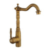 Antique Retro Brass Basin Faucet Deck Mount Vanity Sink Basin Tap