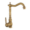 Antique Retro Brass Basin Faucet Deck Mount Vanity Sink Basin Tap
