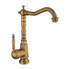 Antique Retro Brass Basin Faucet Deck Mount Vanity Sink Basin Tap