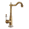 Antique Retro Brass Basin Faucet Deck Mount Vanity Sink Basin Tap