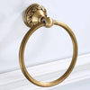Antique Towel Ring Wall Mounted Round Aluminum Bathroom Towel Holder