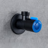 Brass Angle Valve Hot Cold Water Shut-Off Valve Extension Connector