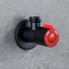 Brass Angle Valve Hot Cold Water Shut-Off Valve Extension Connector