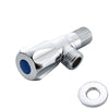Hot Cold Water Shut-Off Valve Brass Triangle Angle Valve in Chrome