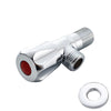 Hot Cold Water Shut-Off Valve Brass Triangle Angle Valve in Chrome