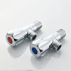 Hot Cold Water Shut-Off Valve Brass Triangle Angle Valve in Chrome