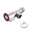 Hot Cold Water Shut-Off Valve Brass Triangle Angle Valve in Chrome