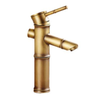 Bamboo Shape Single Handle Hot and Cold Water Faucet