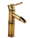Bamboo Shape Single Handle Hot and Cold Water Faucet