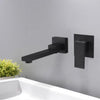 Basin Bathroom Faucet Wall Mount Mixer Sink Tap Swivel Spout
