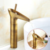 Basin Faucet Antique Style Waterfall Bathroom Faucet Water Tap
