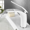 Basin Faucet Brass Tall Low Bathroom Faucet Open Type Waterfall Tap