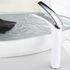 Basin Faucet Brass Tall Low Bathroom Faucet Open Type Waterfall Tap