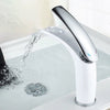 Basin Faucet Brass Tall Low Bathroom Faucet Open Type Waterfall Tap