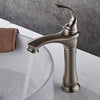 Basin Faucet Brushed Nickel Brass Tap Bathroom Sink Basin Mixer Tap