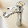 Basin Faucet Deck Mounted Mixer Tap Single Hole Bathroom Sink Faucet