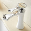 Basin Faucet Deck Mounted Mixer Tap Single Hole Bathroom Sink Faucet