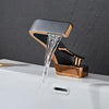 Basin Faucet Deck Mounted Waterfall Bathroom Vessel Sink Mixer Tap