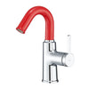 Basin Faucet Hot Cold Bathroom Single Lever Brass Sink Mixer Tap