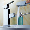 Basin Faucet Pull Out Stainless Steel Bathroom Single Handle Mixer Tap