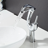 Basin Faucet Waterfall Bathroom Brass Snake Shaped Basin Sink Tap