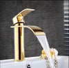 Basin Faucet Waterfall Faucet Brass Bathroom Basin Faucet Mixer Tap