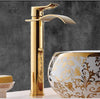 Basin Faucet Waterfall Faucet Brass Bathroom Basin Faucet Mixer Tap