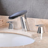 Basin Mixer Faucet Sink Faucet 3 Holes Double Handle Bath Basin Taps