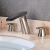 Basin Mixer Faucet Sink Faucet 3 Holes Double Handle Bath Basin Taps