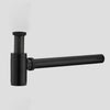 Basin Pop Up Drain Black Brass Sink Bottle Trap with Pipe Drains Kit